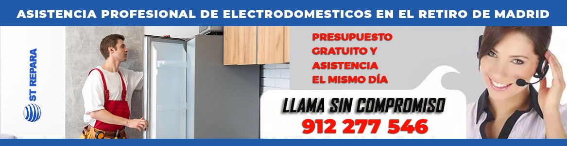 Reparacion electrodomesticos retiro madrid