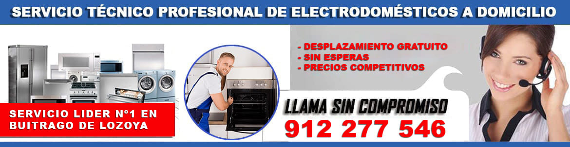 reparación electrodomesticos Buitrago de Lozoya