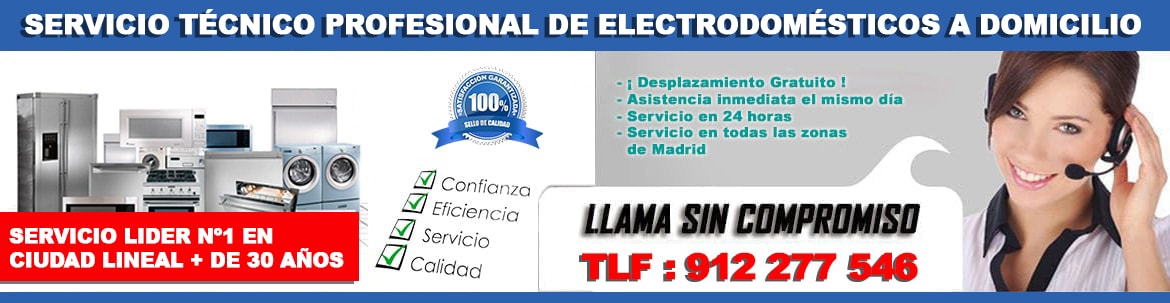 reparacion electrodomesticos ciudad lineal madrid