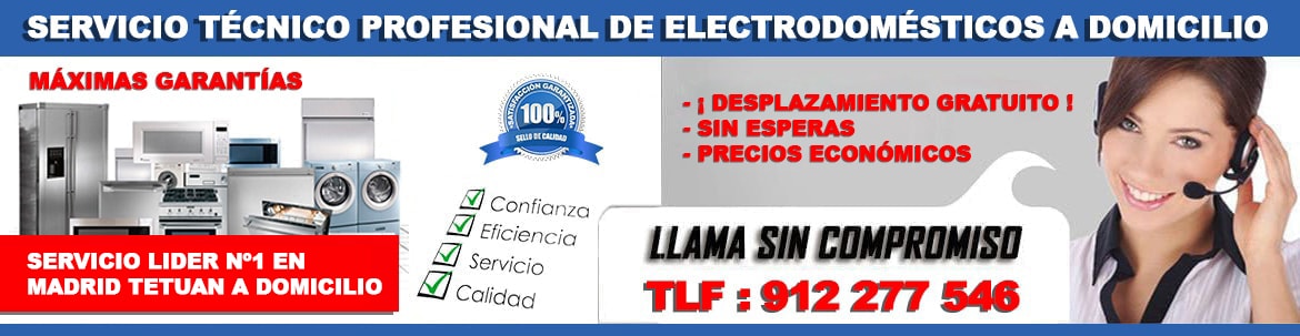 reparacion electrodomesticos madrid tetuan