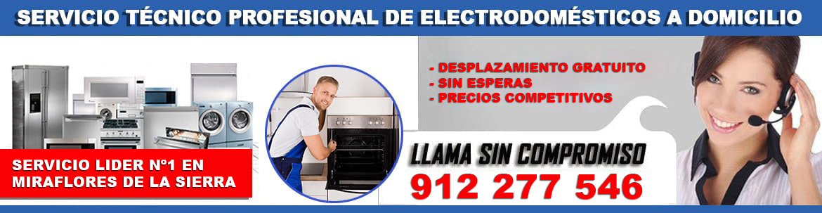 reparacion electrodomesticos Miraflores de la Sierra