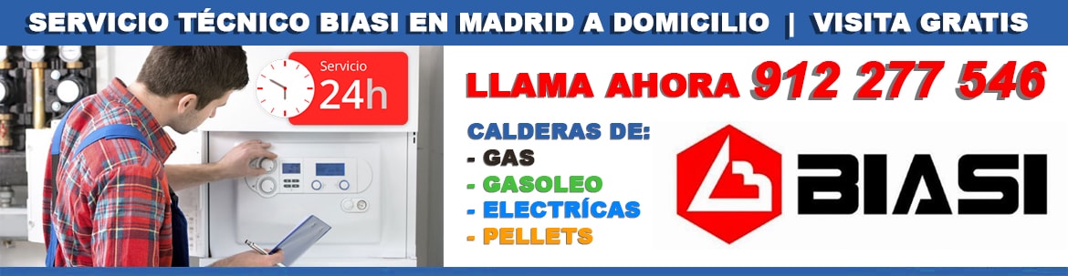 servicio tecnico biasi en madrid