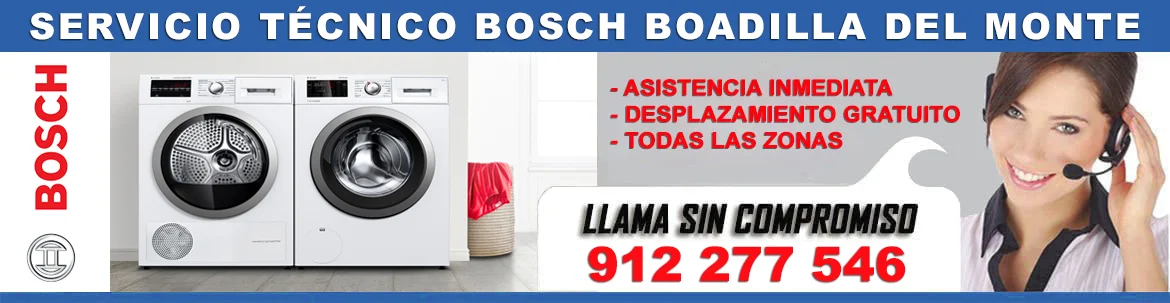 Servicio técnico bosch Boadilla Del Monte