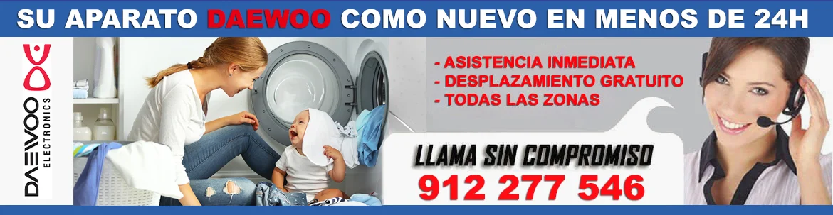 Servicio técnico Daewoo en Madrid