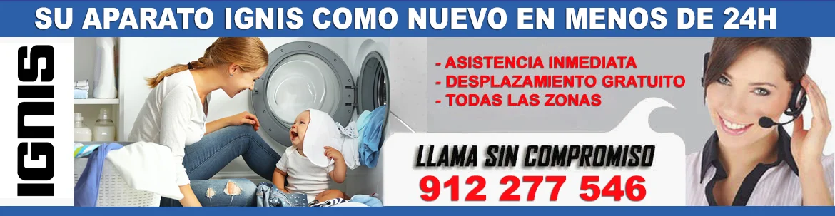 Servicio técnico Ignis en Madrid