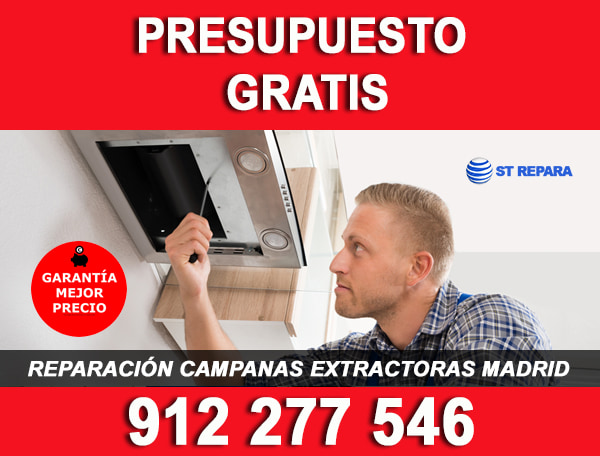 reparacion campanas extractoras madrid