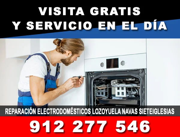 reparacion electrodomesticos Lozoyuela Navas Sieteiglesias