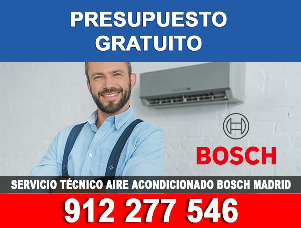 servicio tecnico aire acondicionado bosch madrid